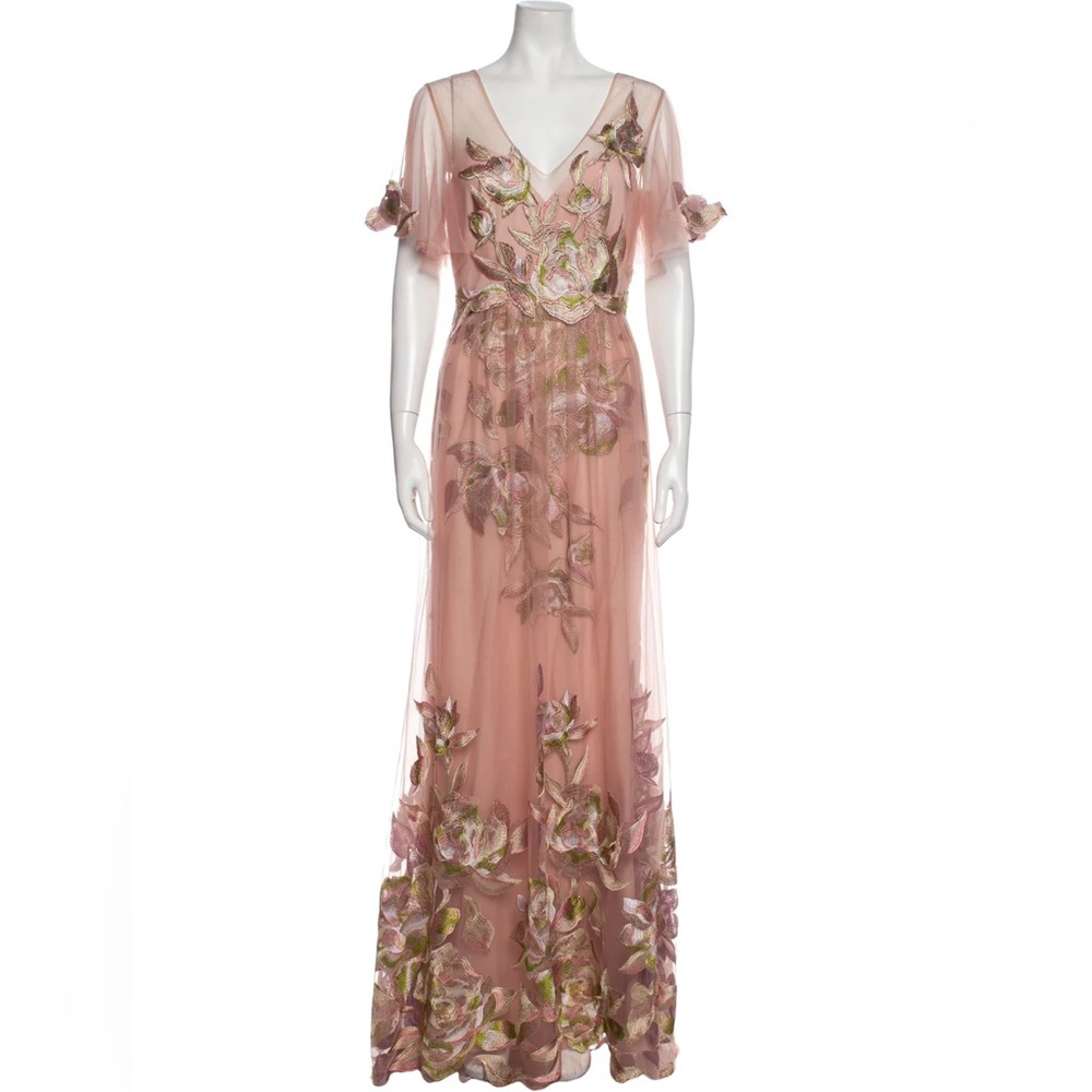 ‼️SOLD‼️ MARCHESSA Floral Print Long Dress NWT